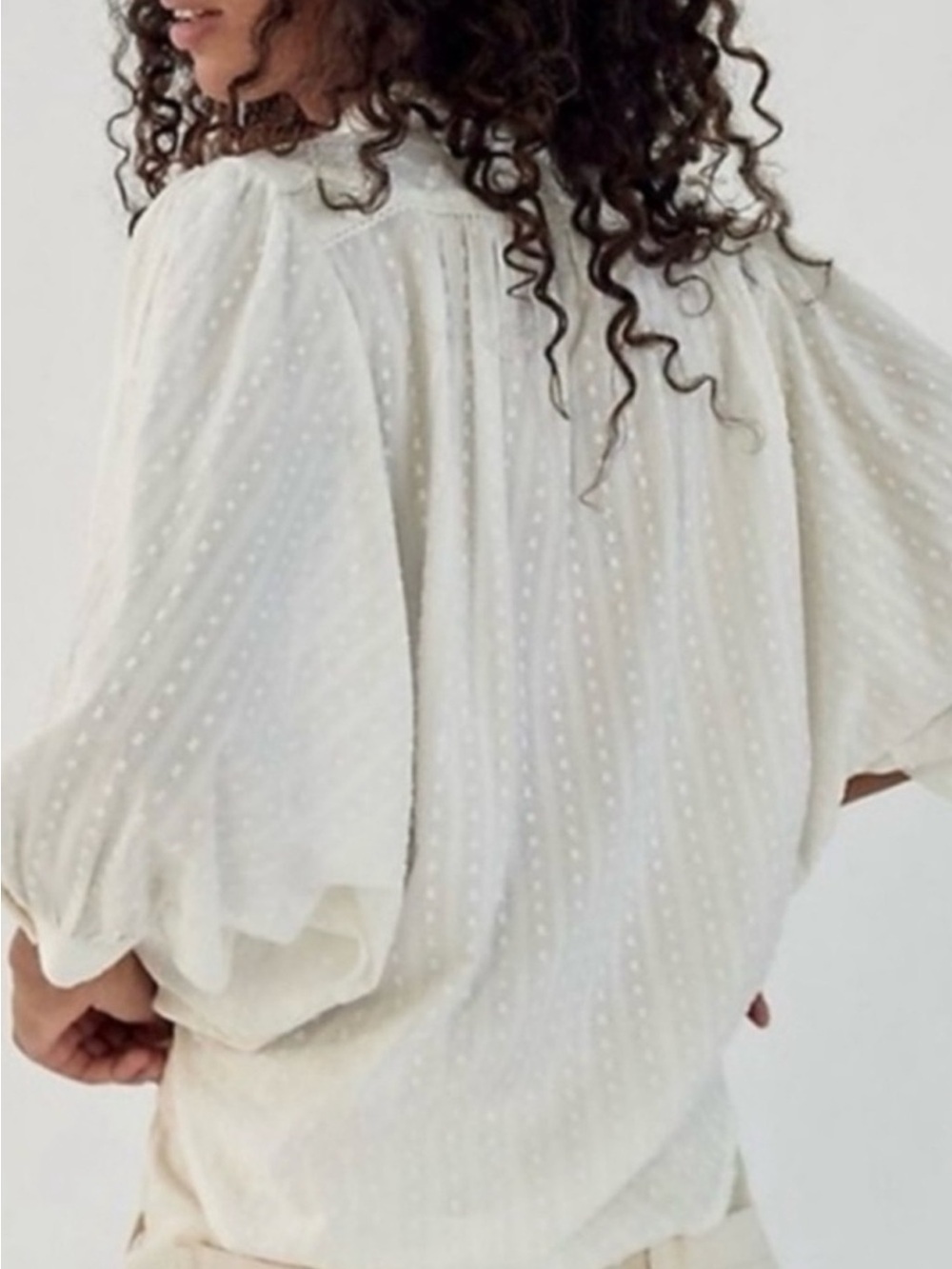 Anthropologie White Blouse - Picture 2 of 6